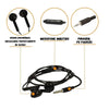 Fone De Ouvido aGold P3 Com Microfone - FN-A03