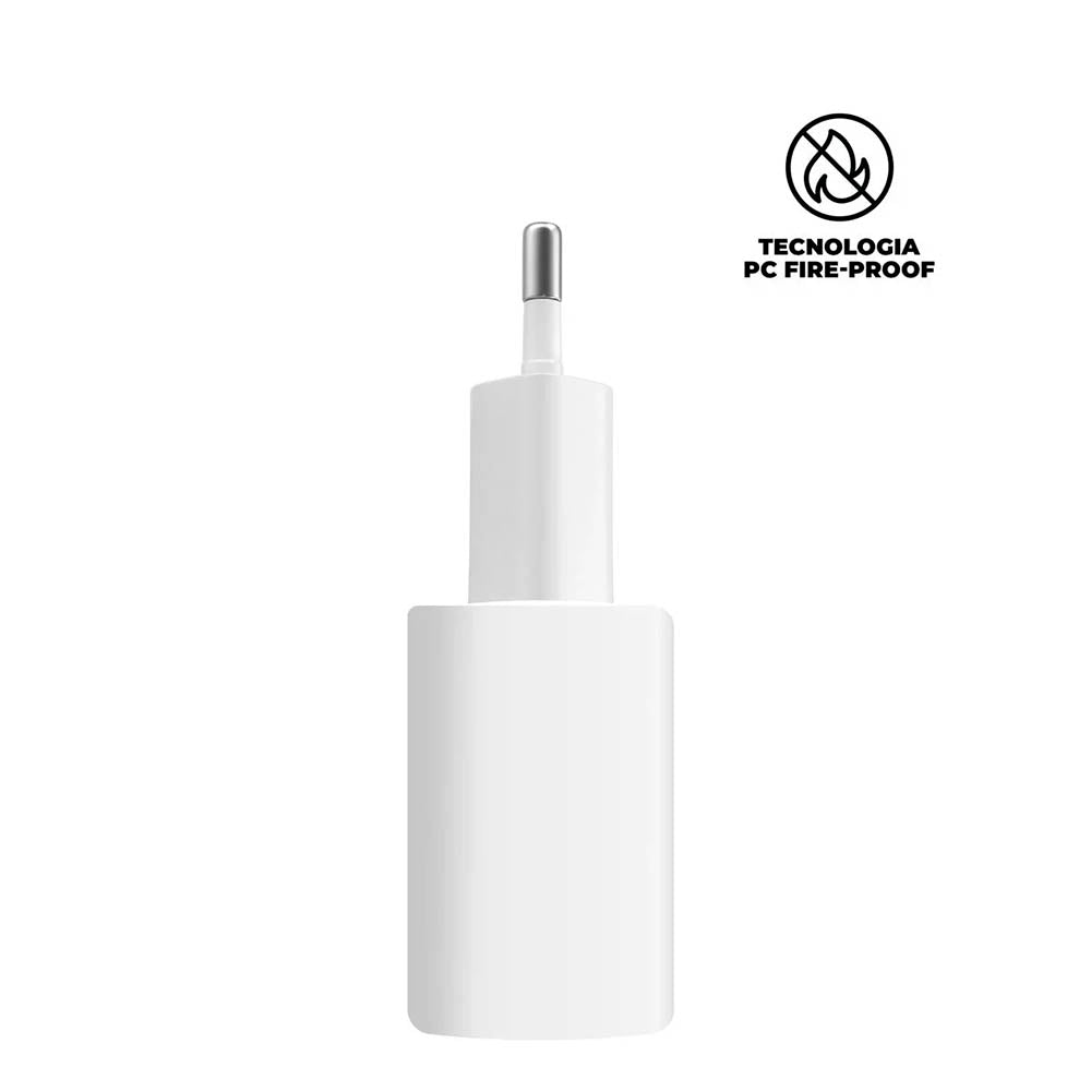 Carregador de Parede Usb Tipo C Turbo GShield QC 3.0 Até 25W Branco - GS-6032