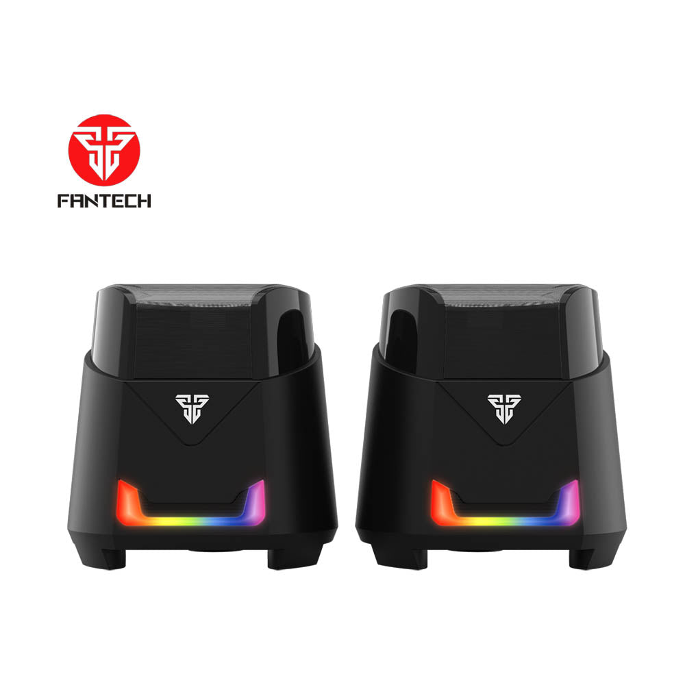 Caixa De Som Gamer Fantech Hellscream RGB Preta - GS205