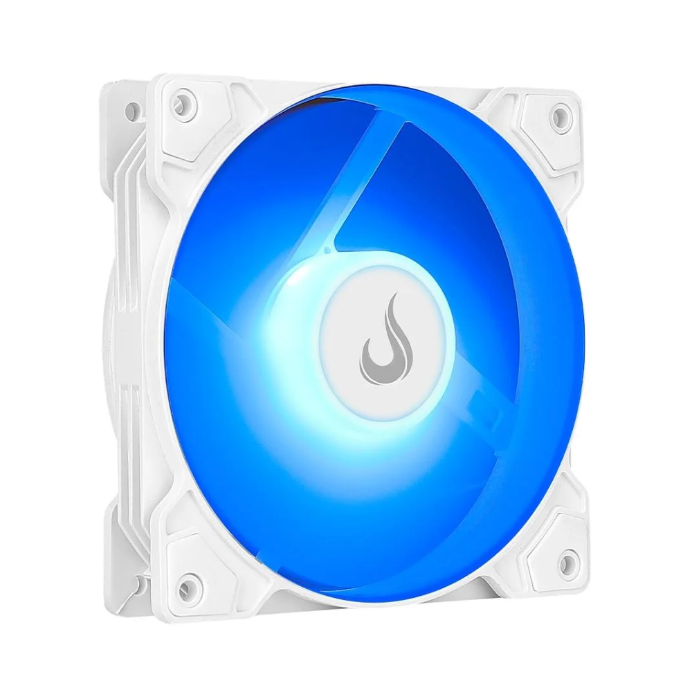 Kit 3x Cooler Fan Para Gabinete  Rise Mode  Led  ARGB Branco 120mm - RM-XLD-02-ARGB