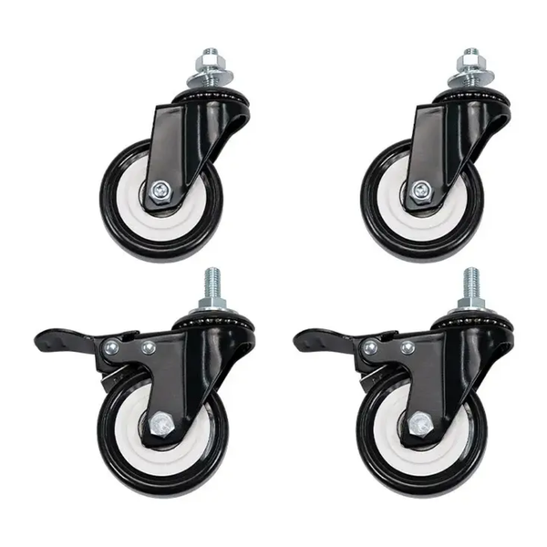 Conjunto Rodizio Metálico Intelbras para Rack 4 Unds KRR 30mm - 4770011