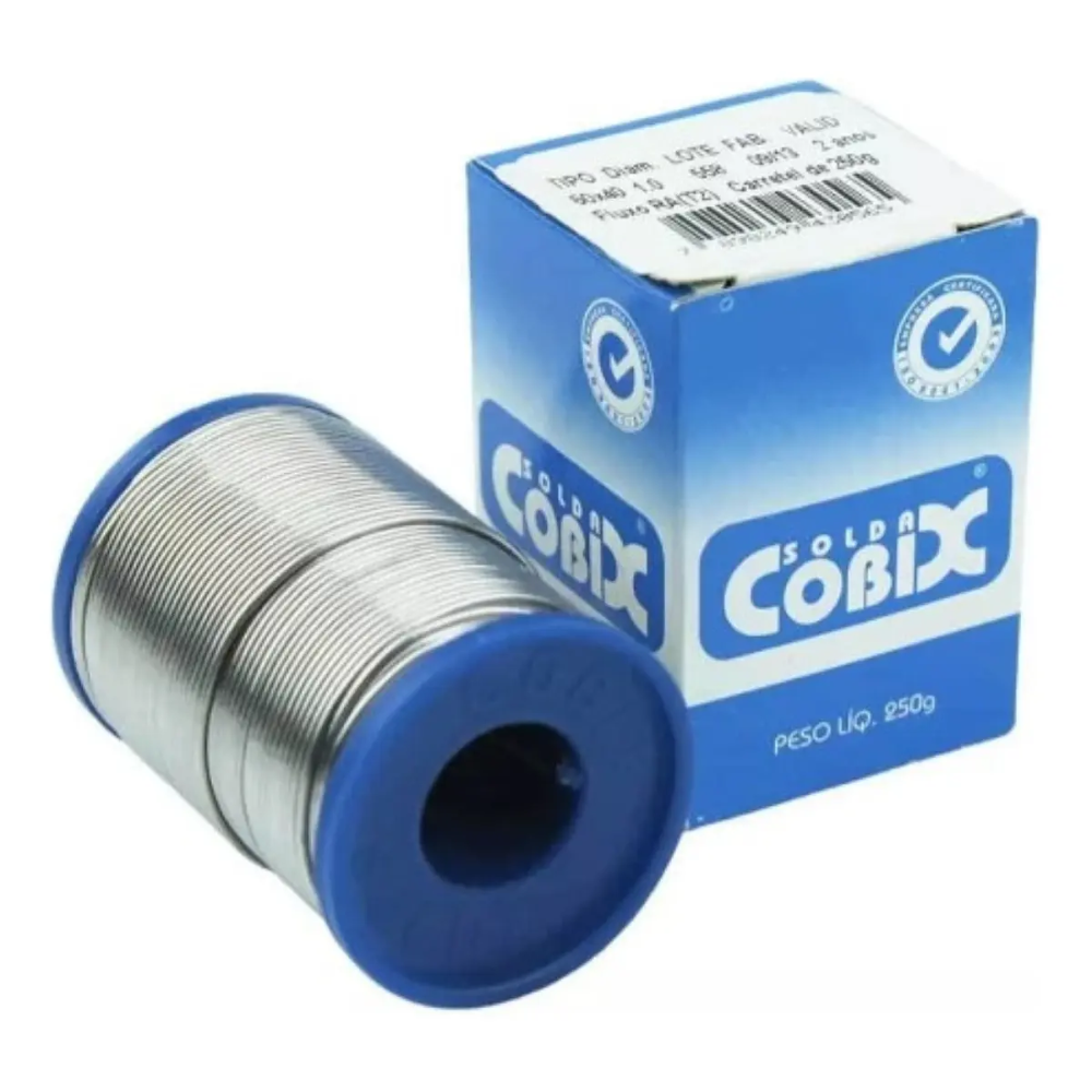 Solda em Fio Cobix 1mm 250g  60x40 - 1994