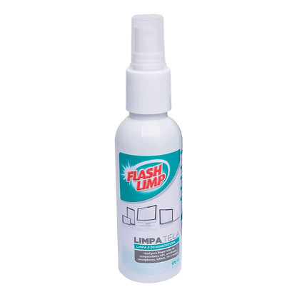 Kit Limpa Tela Flash Limp Microfibra C/ 2 Esponjas