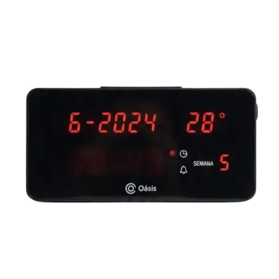 Relogio De Parede Led Digital Oasis - OIH-6209