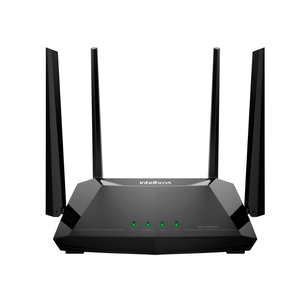 Roteador Wireless Intelbras WiFi5 Dual Band W5-1200G 1200mbps 4 Ant - 4750240