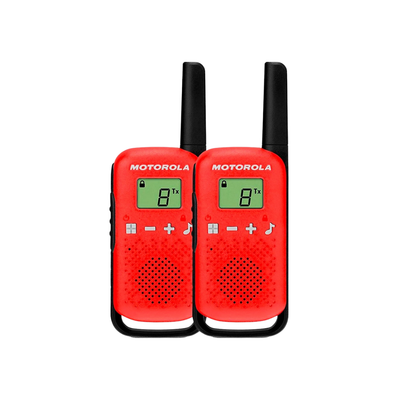 Radio De Comunicacao Walkie Talkie Motorola Talkabout T110br 25 Km Vermelho