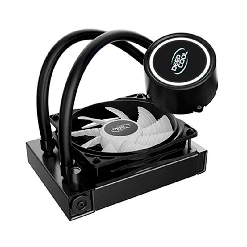 Water Cooler Single Fan Deepcool Gammaxx L120T Led Branco (Intel/AMD) - DP-H12RF-GL120TWH
