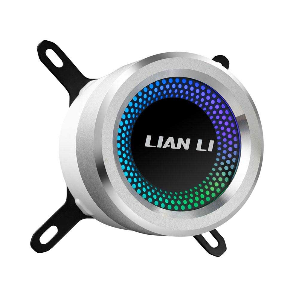 Water Cooler 3 Fans Lian Li Galahad RGB (Intel/AMD) Branco - GA-360A WHITE