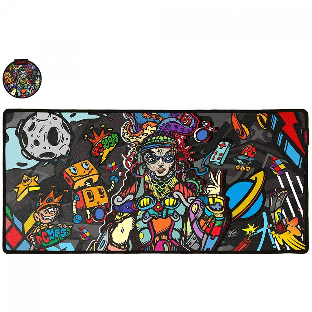 Mousepad Gamer PCYes Agata Extended Estilo Speed 900X420MM - Agt90X42