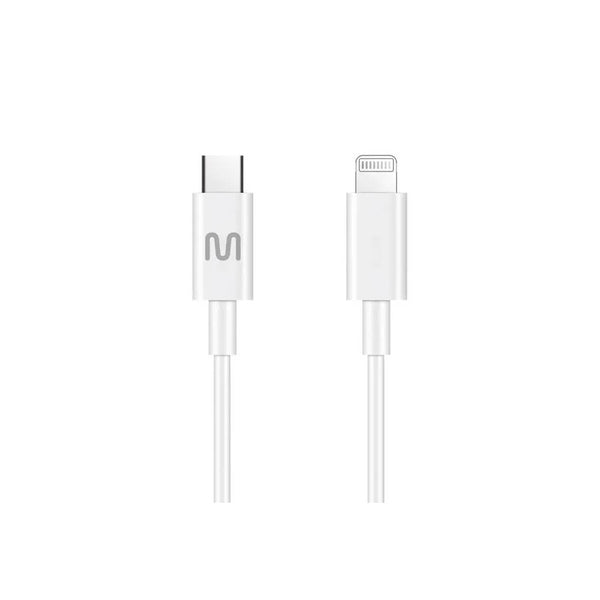 Cabo de Dados USB Tipo C p/ Lightning (Iphone) 1,2m Multi Branco - WI454