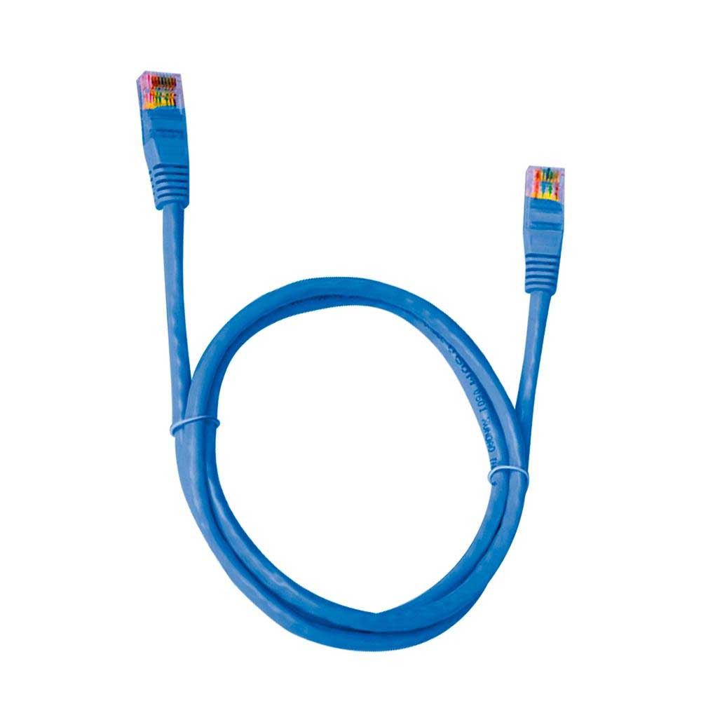 Patch Cord Cabo De Rede Cat5-E PlusCable 1.5m Azul - PC-ETHU15BL