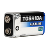 Bateria 9v Alcalina Toshiba C/1 Bateria 6LR61GCP