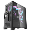 Gabinete Gamer Darkflash Mid Tower Atx DRX70 Mesh  Preto Com Lateral  em Vidro Temperado ARGB - DRX70 Mesh Black
