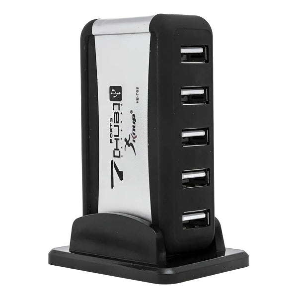Hub Usb 7 Portas 2.0 High Speed C/Fonte Knup Hb-T68