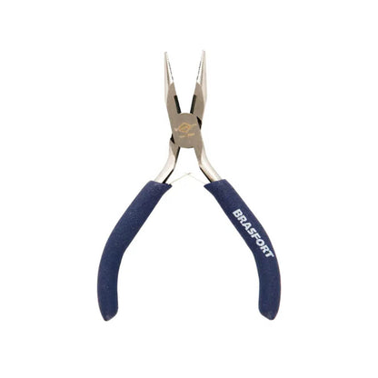 Alicate Mini Bico Meia Cana 6" Cabo Emborrachado Brasfort - 78145 Truedata