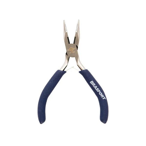 Alicate Mini Bico Meia Cana 6" Cabo Emborrachado Brasfort - 78145