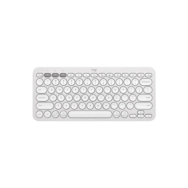 Teclado Sem Fio Multimidia Logitech K380s Bluetooth Branco 920-011790