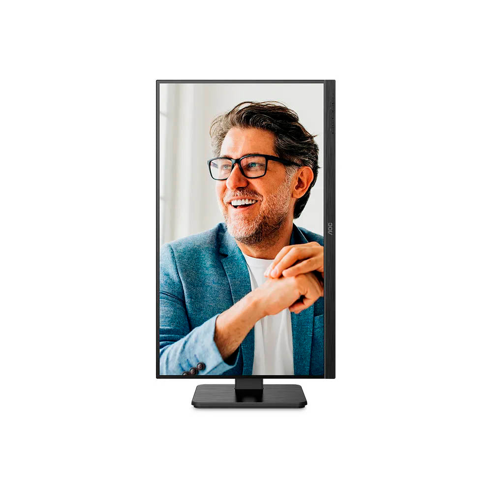 Monitor Corporativo Led 21.5 Pols Aoc Hdmi Displayport C/ Ajuste De Altura e Rotação Preto - 22P2UM