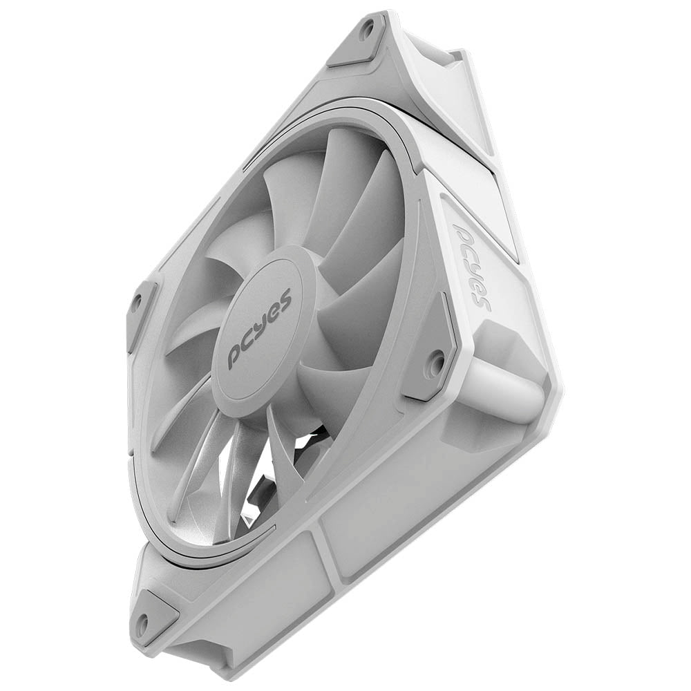 Cooler Fan para Gabinete PCYes Sangue Frio 3 Led ARGB 120mm 03 Pinos Branco - ARGBSF3WGBR