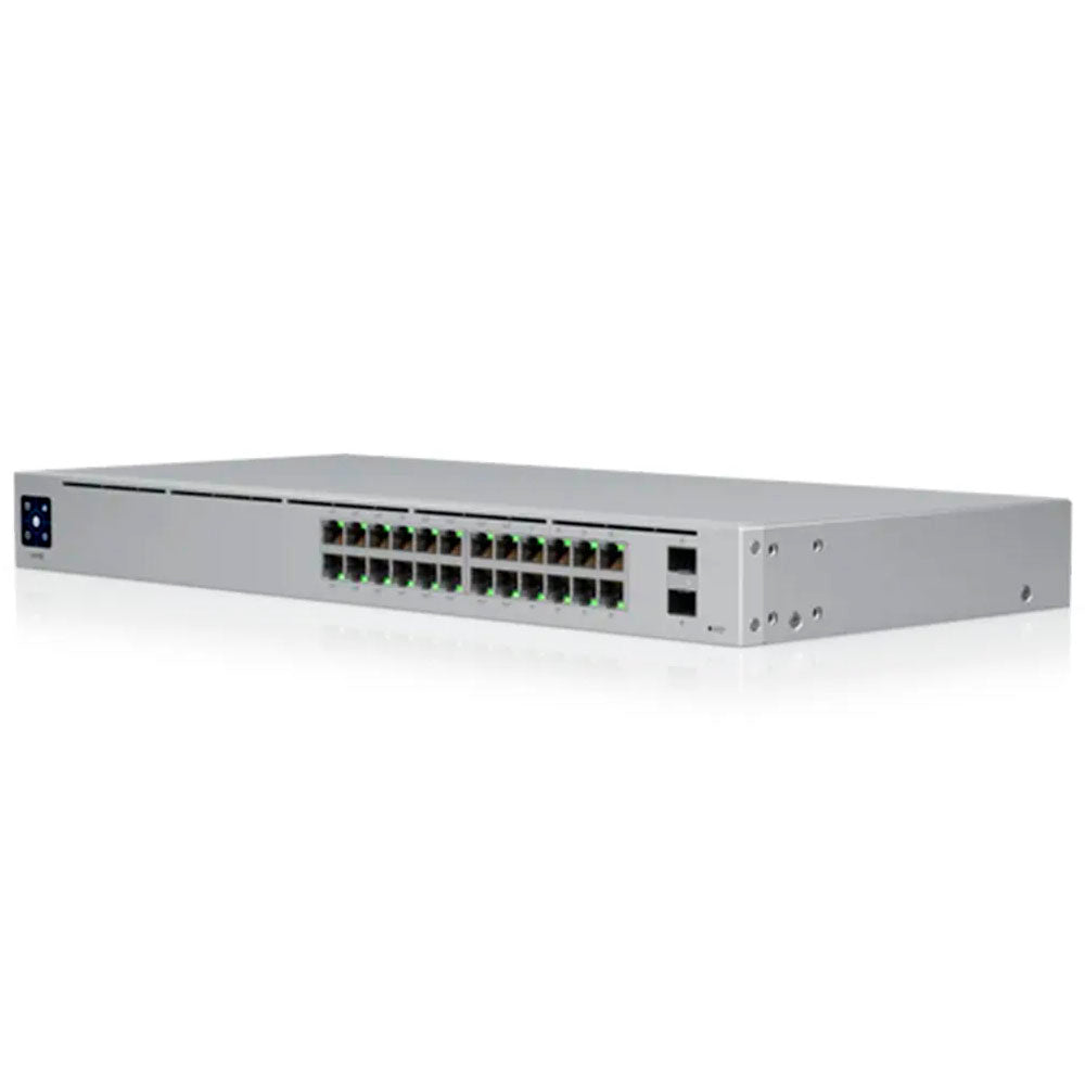 Switch 24 Portas (16 PoE+) Gigabit 10/100/1000 + 02 Sfp Ubiquiti Unifi Gerenciavel - USW-24-POE