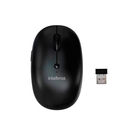 Mouse Sem Fio Intelbras MSI100 Preto - 4290008 Truedata