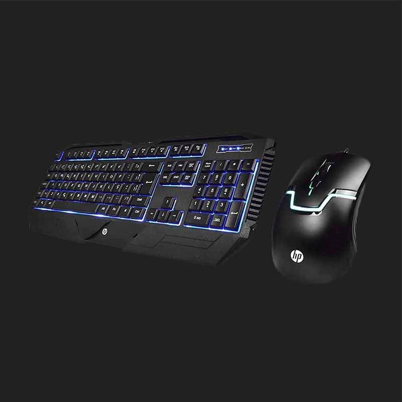 Kit Gamer Hp Teclado  + Mouse 1600Dpi Preto - Gk1100