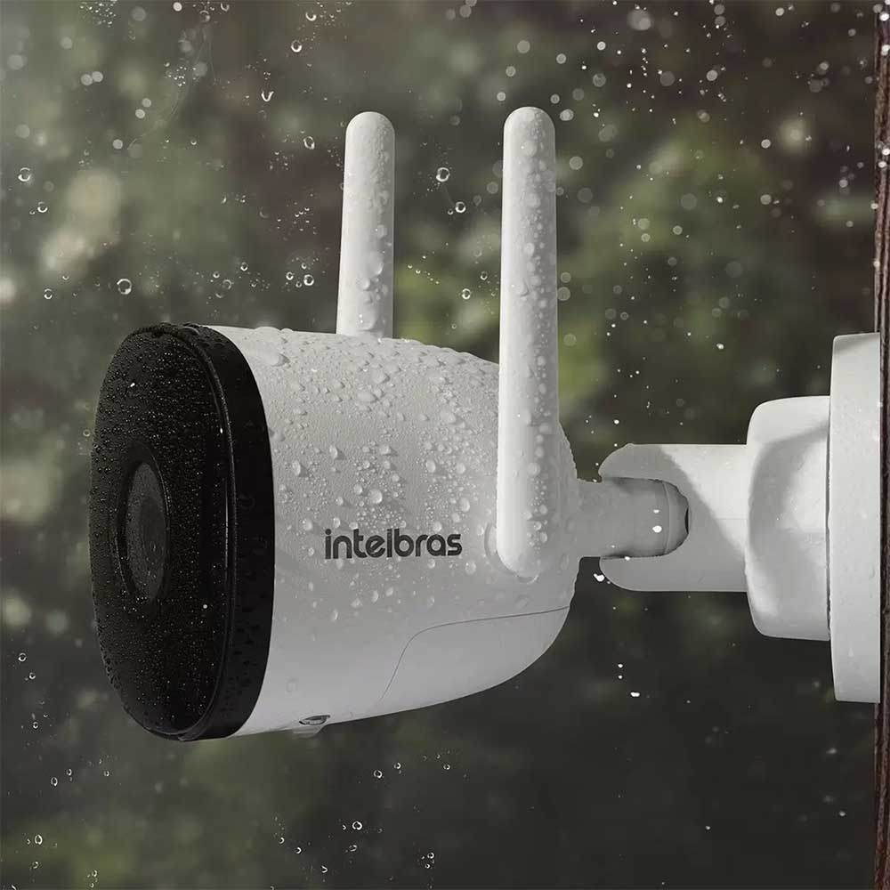 Câmera de Segurança Externa Wi-Fi Intelbras IM5 Wifi Full Hd C/ Microfone Embutido Branca  - 4565511