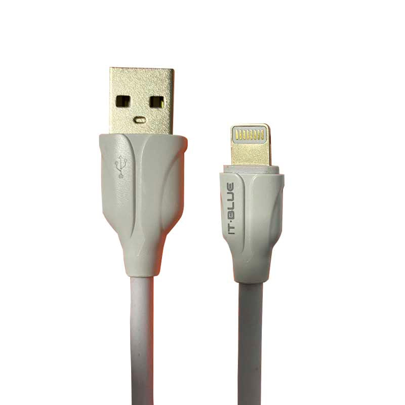 Cabo de Dados USB Lightning (Iphone) IT-Blue 2.4A 2mts High Speed - LE-10404L