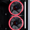 Gabinete Gamer PCYes Mid Tower Gravity Preto Com Lateral Invertida em Vidro Temperado C/ 2 Fans RGB - GRPTRGB1FV