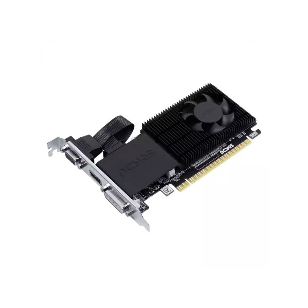 Placa De Video 2Gb R5 220 Gddr3 Pcyes AMD Radeon Project Edge 64bits Hdmi Dvi Vga Low Profile - PPER5DR3LPBR