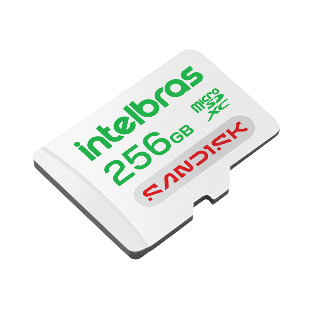Cartão De Memória MicroSD Sandisk 256gb Intelbras - 4300548