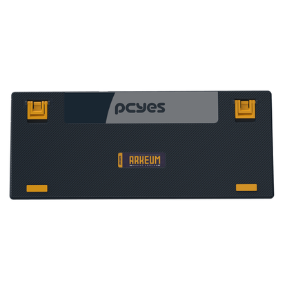 Teclado Gamer Mecanico PCYes Arkeum 75% Switch Blue Sunset Edition Azul / Amarelo - AKSS75BBR