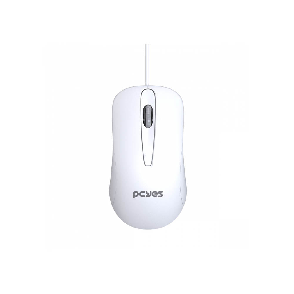 Kit Teclado E Mouse Usb PCYes Soft Branco - PCOSF2W