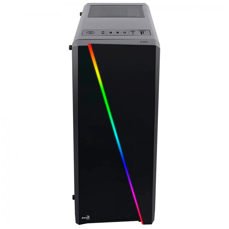 Gabinete Gamer Aerocool Mid Tower Rgb Cylon Com lateral acrílico - Pn 63858