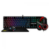 Kit Gamer KWG Draco E1A - Teclado + Mouse + Headset + Mousepad