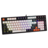 Teclado Mecanico Gamer New Hero Arkana Usb Branco e Cinza Rgb Rainbow Switch Blue - 18725