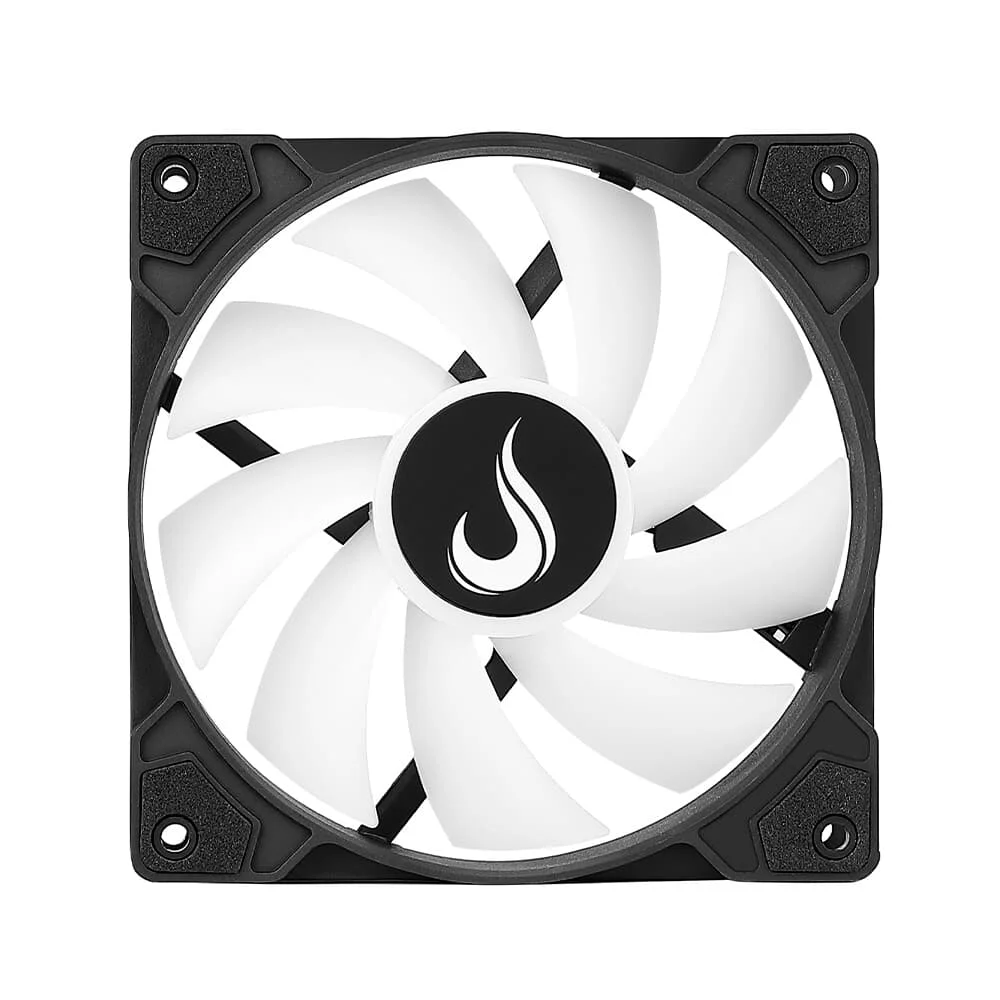 Kit 3x Cooler Fan Para Gabinete  Rise Mode  Led Color Rainbow 120mm - RM-XLD-01-RBW