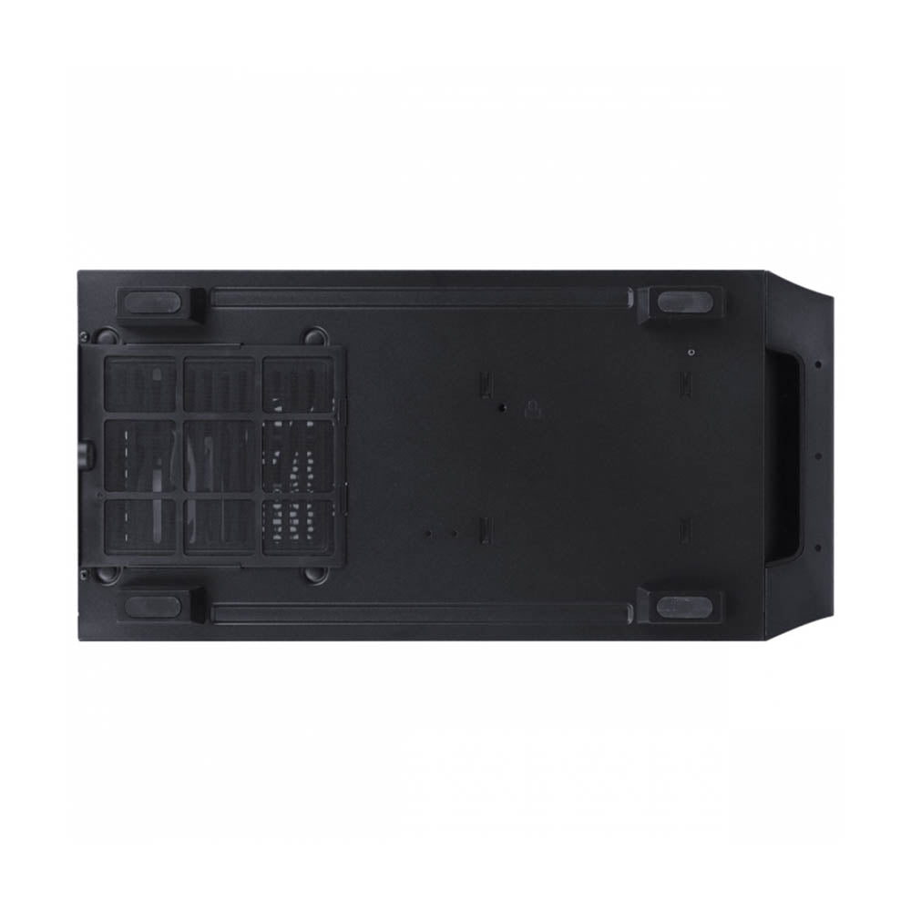 Gabinete Gamer PCYes Mid Tower Gravity Preto Com Lateral Invertida em Vidro Temperado C/ 2 Fans RGB - GRPTRGB1FV