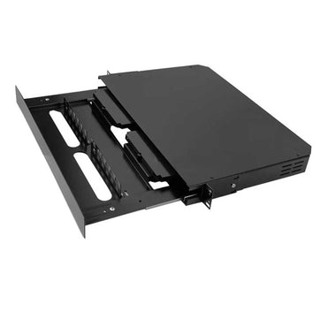DIO Gaveta 1U 19" 24FO SC Preto C/ 2 Bandejas Flexmedia - DIO/24 SC