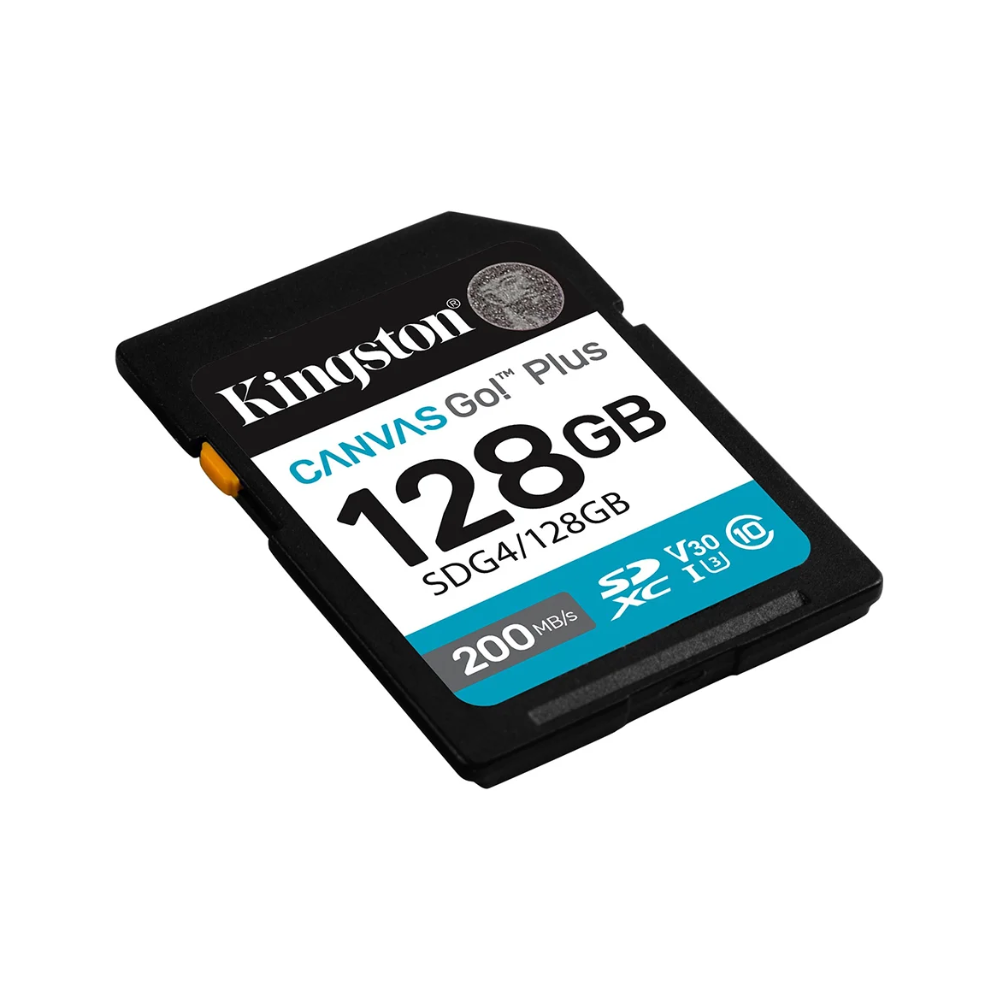 Cartão De Memória 128gb Kingston Canvas Go Plus - SDG4/128GB