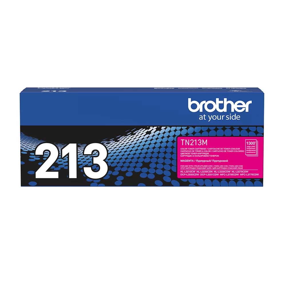 Cartucho de Toner Brother Magenta TN213M - P/ DCP-L3551CDW HL-L3210CW Truedata