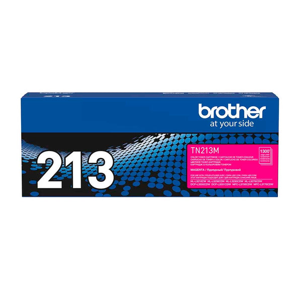 Cartucho de Toner Brother Magenta TN213M - P/ DCP-L3551CDW HL-L3210CW