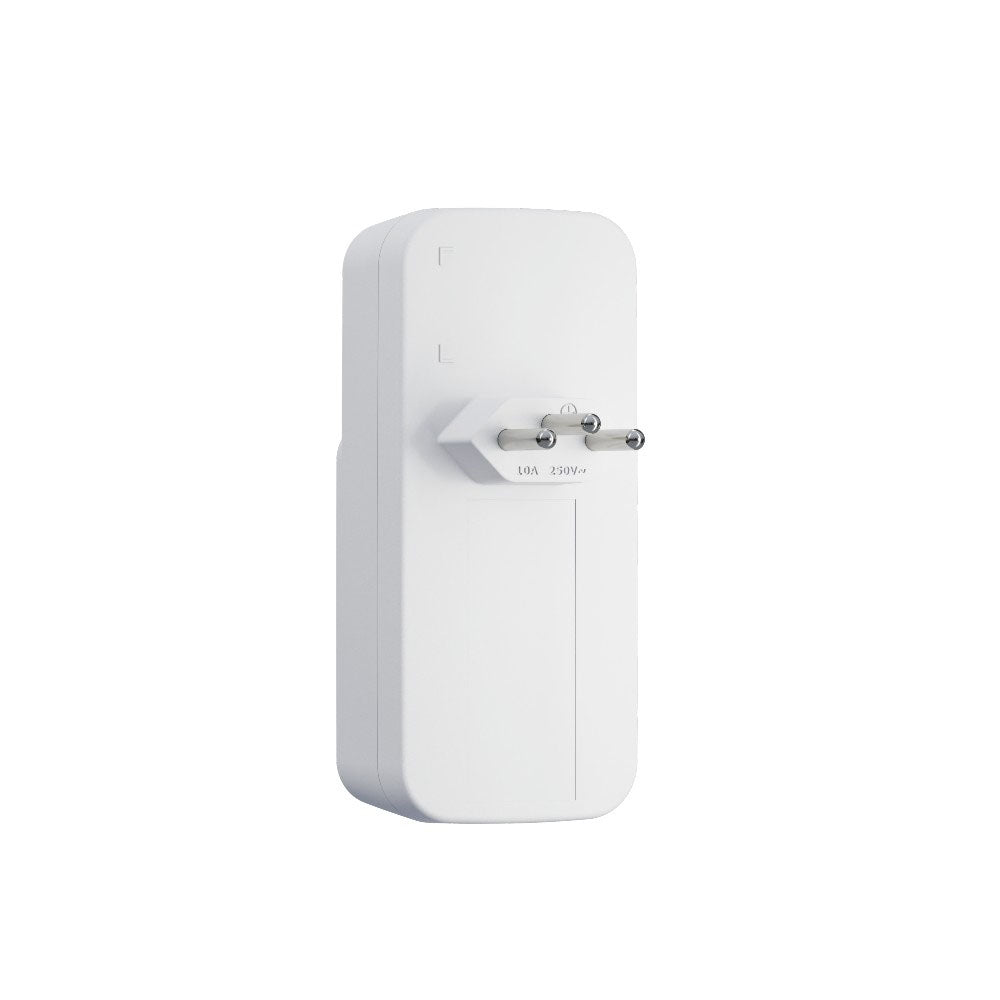 Adaptador E Carregador 2 Tomadas 2 Usb Intelbras Eac 202 Branco - 4824400