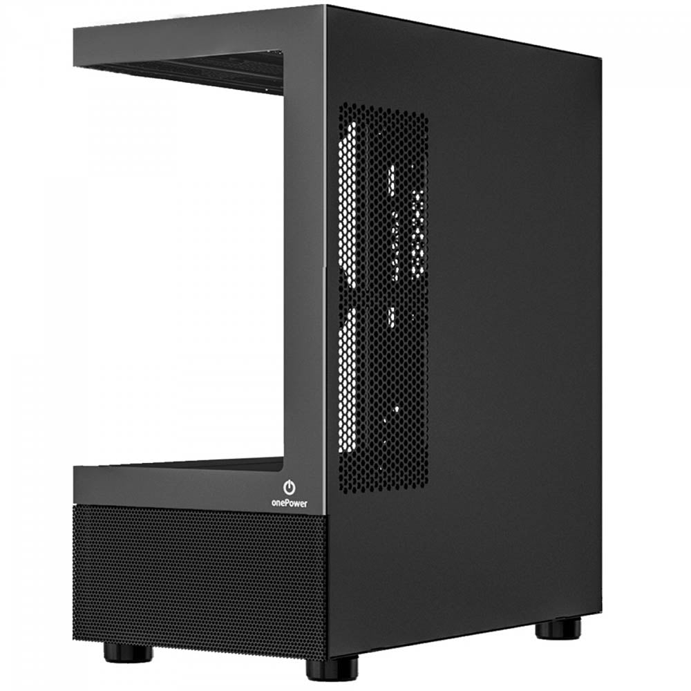 Gabinete Gamer Onepower Crystal Mid Tower lateral e Frontal em Vidro Temperado - CC-202B
