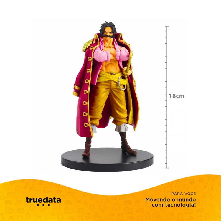 Action Figure One Piece - Gol D. Roger - The Grandline Men - Saga de Wano - 107307 - Truedata