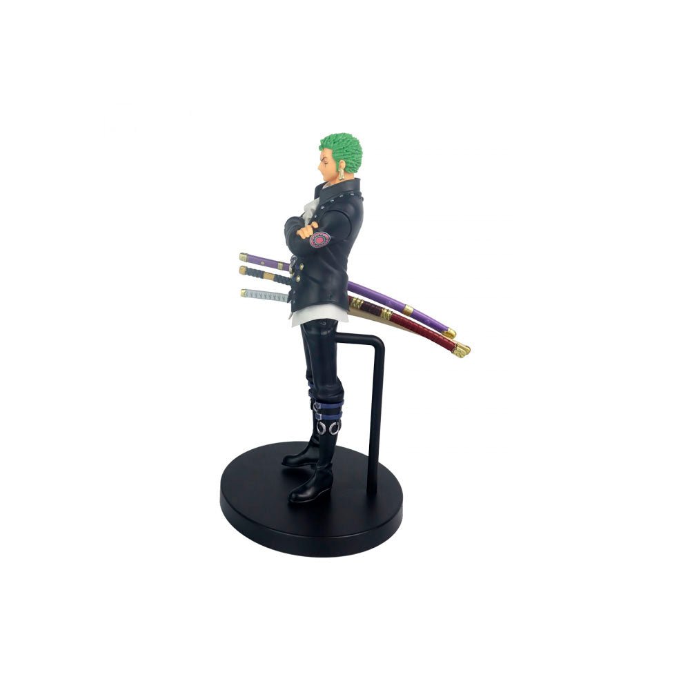 Action Figure One Piece - Roronoa Zoro - DXF - The Grandline Men - 18950/13397 - Truedata