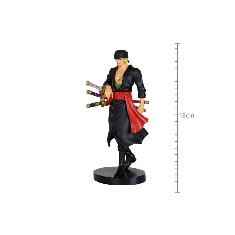 Action Figure One Piece - Roronoa Zoro - The Shukko - 88082 - Truedata