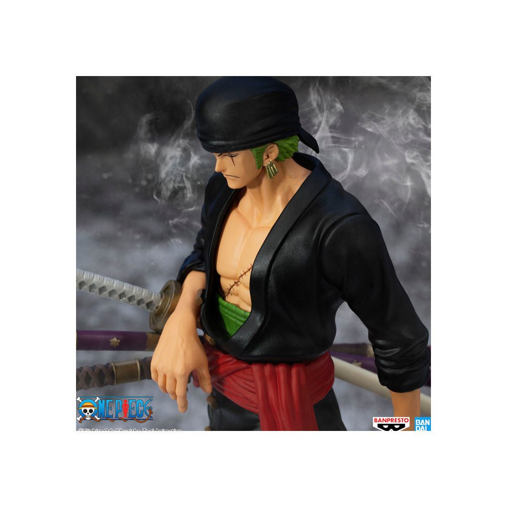 Action Figure One Piece - Roronoa Zoro - The Shukko - 88082 - Truedata