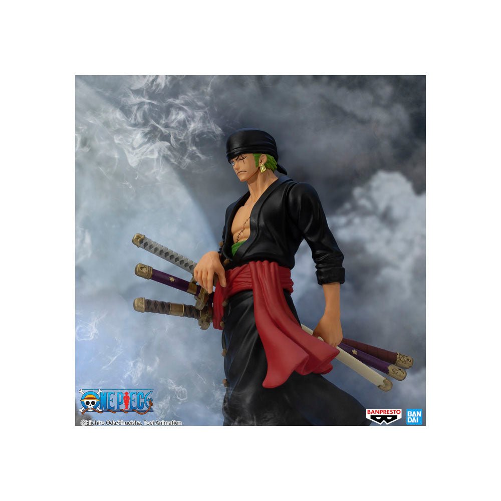 Action Figure One Piece - Roronoa Zoro - The Shukko - 88082 - Truedata