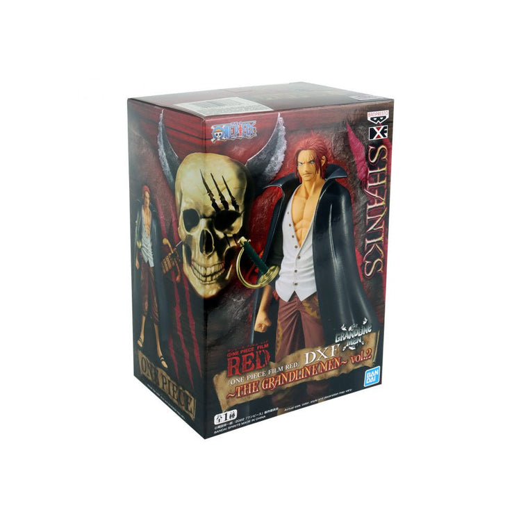 Action Figure One Piece - Shanks - DXF - The Grandline Men - 18948/13378 - Truedata